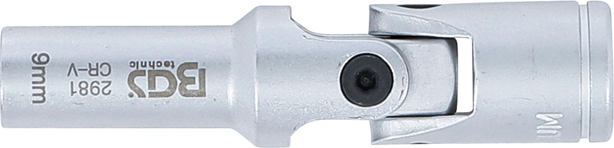 Galvutė kaitinimo žvakėms šešiakampė šarnyrinė | 10 mm (3/8") | 9 mm (2981)