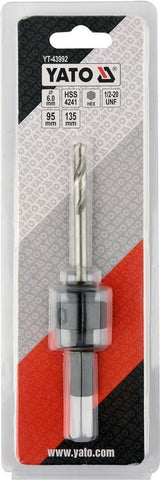 Laikiklis gręžimo karūnai TCT | 1/2"-20UNF | 10 mm Hex (YT-43992)