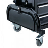 TOOL CABINET / STOOL WITH 3 DRAWERS AND FOLDABLE 2 TRAYS / SHELVES (V7031)
