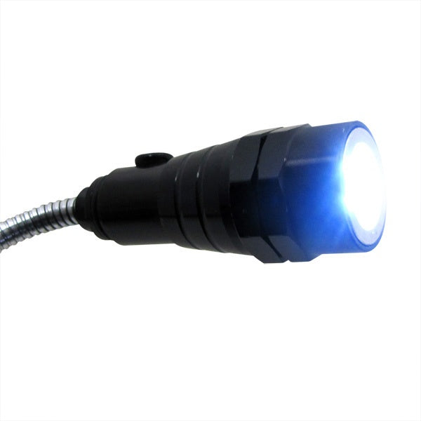Телескопический магнитный фонарь с мощными 3 LED диодами