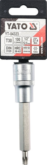 Бита в головке 1/2", длина 100 mm, T30