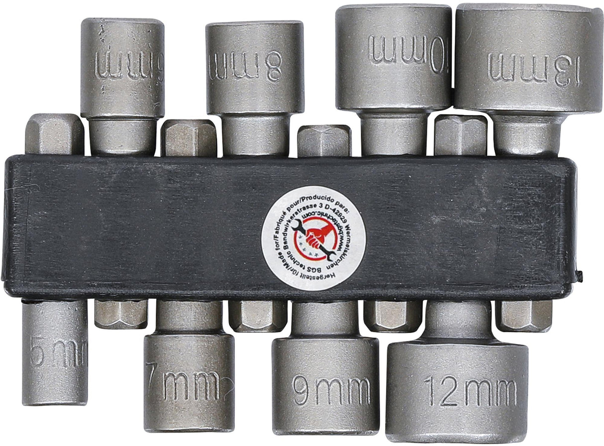 Antgalių / galvučių rinkinys | 6.3 mm (1/4") | 5-13 mm | 8 vnt. (67308)