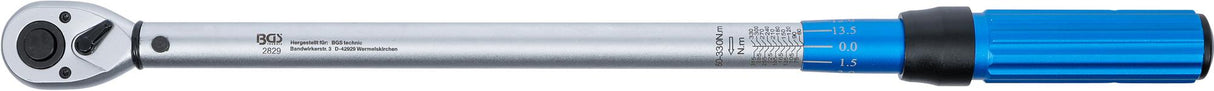Dinamometrinis raktas | 12.5 mm (1/2") | 60 - 330 Nm (2829)
