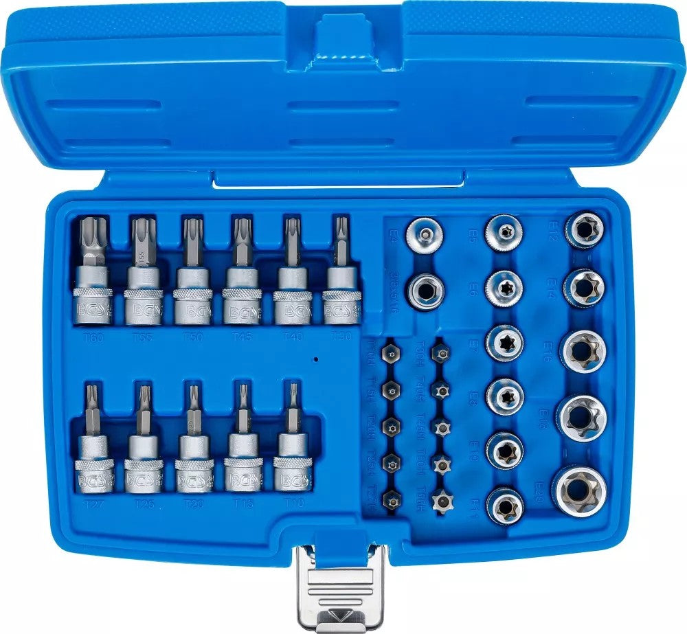 Набор бит и головок | 10 mm (3/8") | T-star (Torx) | 34 шт.