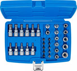 Набор бит и головок | 10 mm (3/8") | T-star (Torx) | 34 шт.