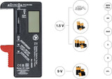 Skaitmeninis baterijos apkrovos testeris | 1,5 V / 9 V (63503)
