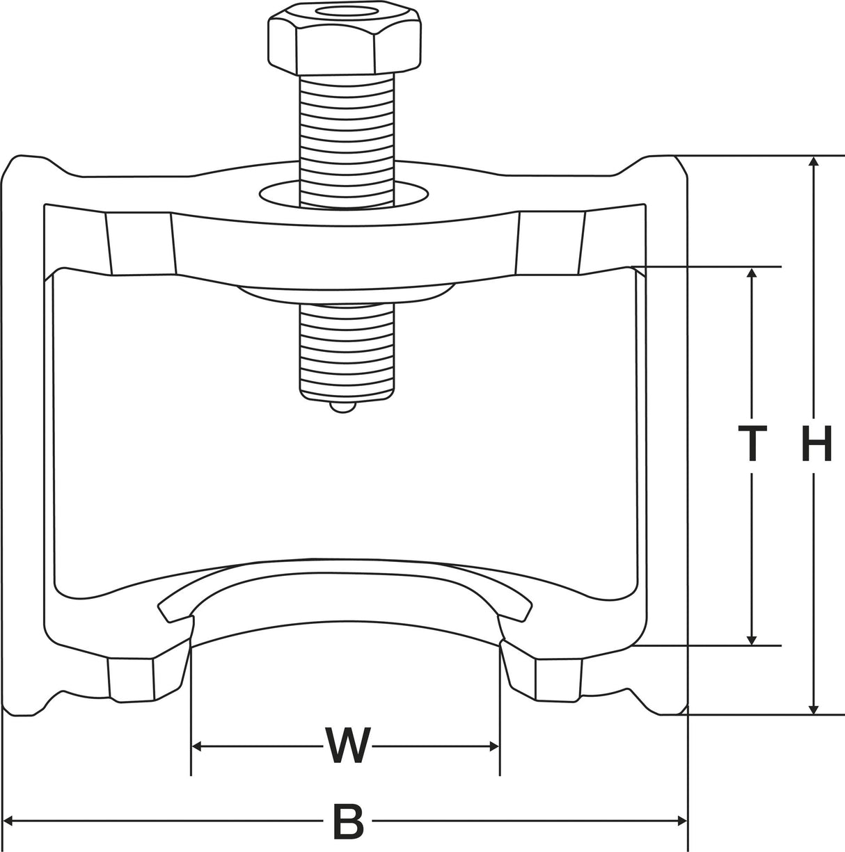 Stabdžių trauklės reguliatoriaus traukiklis | Haldex Brake | 160 mm (74330)