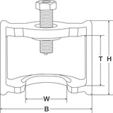 Stabdžių trauklės reguliatoriaus traukiklis | Haldex Brake | 160 mm (74330)