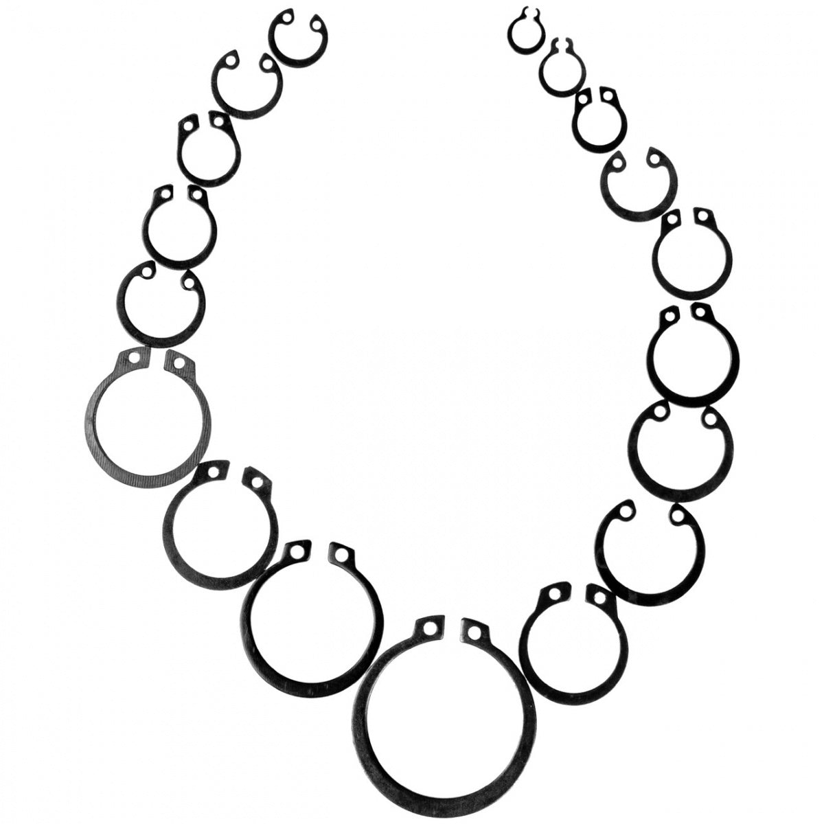 INTERNAL AND EXTERNAL CIRCLIP SET (MIX) 300 PCS. (SK01013)