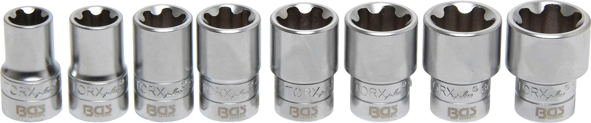 Набор головок T-Star Plus (Torx Plus) | 12.5 mm (1/2") | 18EP - 32EP | 8 шт.