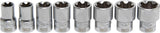 Набор головок T-Star Plus (Torx Plus) | 12.5 mm (1/2") | 18EP - 32EP | 8 шт.