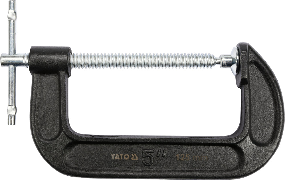 Spaustuvas su varžtu "C" tipo 5", 125 mm (YT-64254)