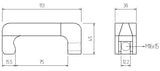 Ушко / крюк для выбивания форсунок | 12.2 mm