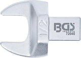 Открытый вставной рожковый ключ | 1/2" | квадрат 9 x 12 mm