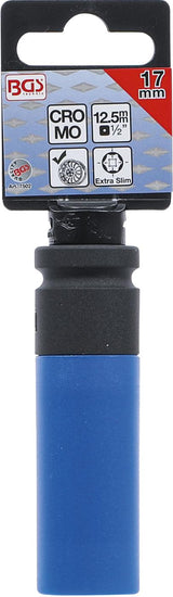 Smūginė galvutė su apsauga | itin siaura | 12,5 mm (1/2") | 17 mm (7502)