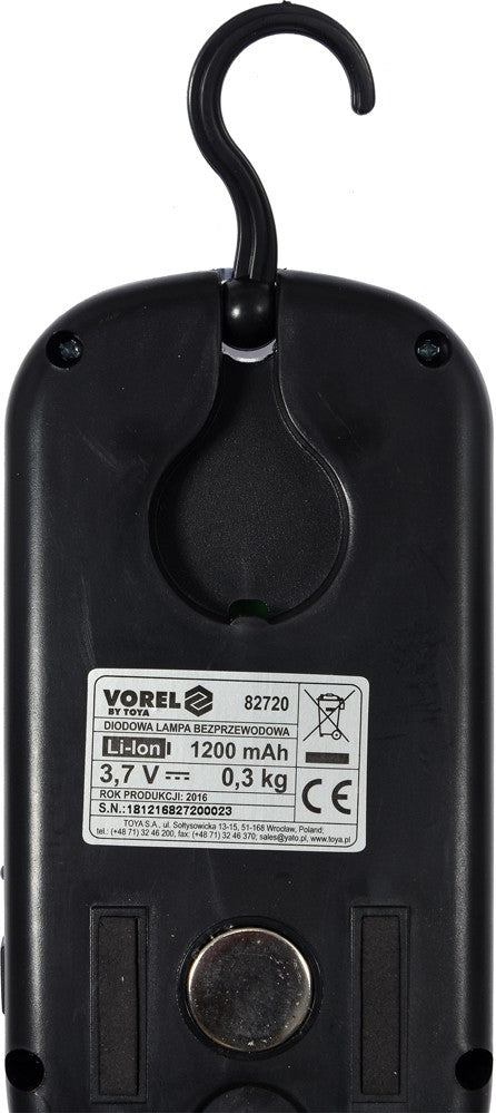 Darbo lempa akumuliatorinė | plokščia | Ni-MH 7.2V | 600mAh | 36 Led (82720)