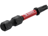 IMPACT SCREWDRIVER BITS 1/4 50MM T25 2PC (YT-78054)
