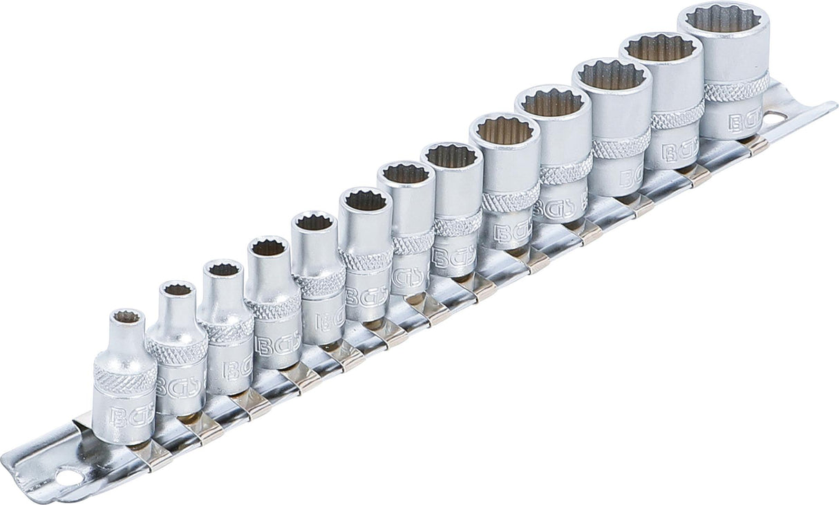 Galvučių rinkinys, 12-kampės | 6.3 mm (1/4") | 4 - 14 mm | 13 vnt (2269)