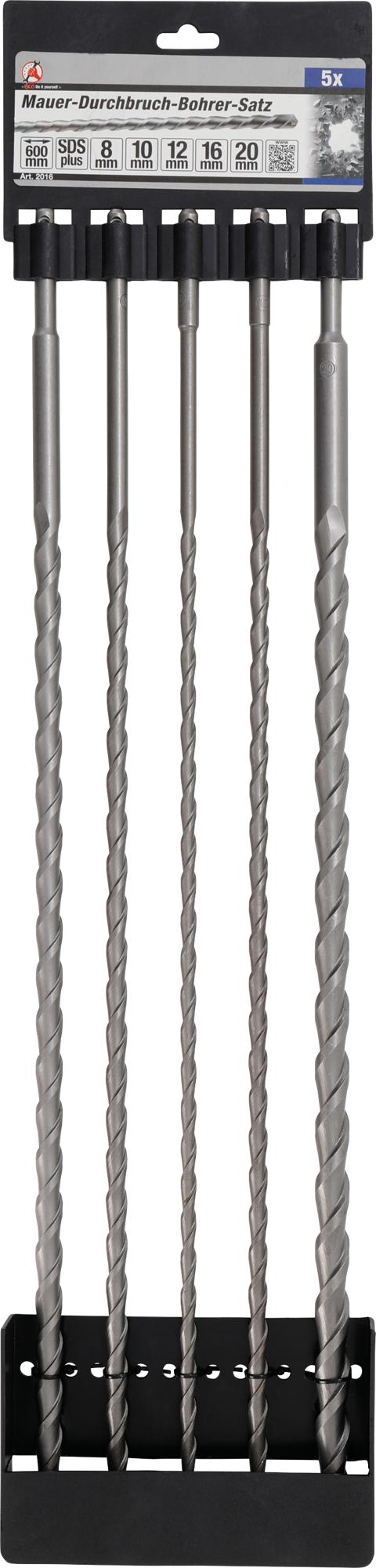 SDS DRILL BIT SET | SDS SHAFT | 8 - 20 MM | 5 PCS. (2016)
