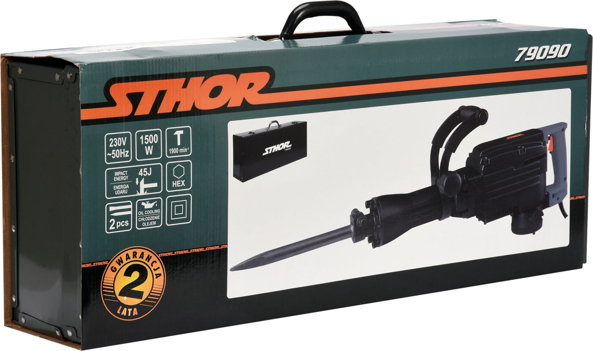 Ударный отбойный молоток 45J 1500W