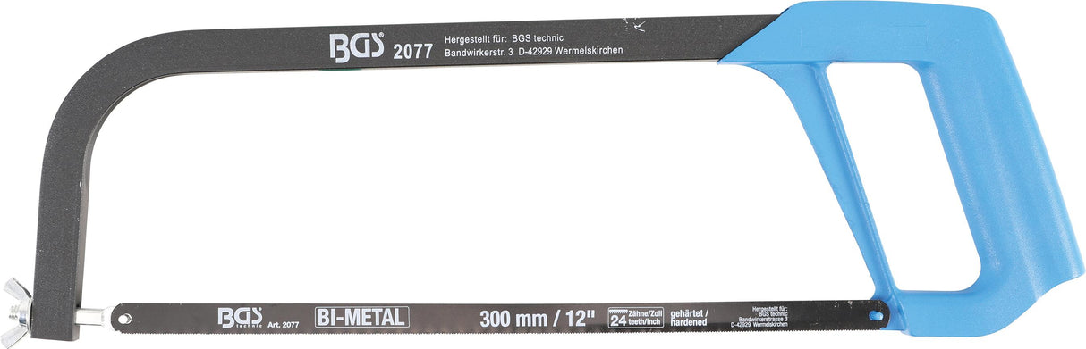 Pjovimo rėmas | Pagamintas iš stabilaus vamzdinio kvadratinio rėmo | su HSS pjūklo ašmenimis | 300 mm (2077)