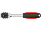 Rankena galvutėms terkšlinė | smulkūs dantukai 90T | 6.3 mm (1/4") (YT-03241)