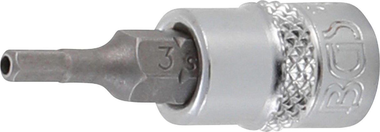 Antgalis įpresuotas į galvutę | 6,3 mm (1/4") | hex šešiakampis su skyle 3 mm (5156-3)