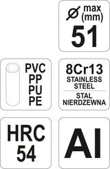Труборез для PVC | макс. 51 mm