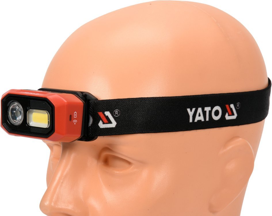 Lempa dedama ant galvos | lygus žibinto reguliavimas / judesio daviklis | 480LM AKU OSRAM LED (YT-08592)