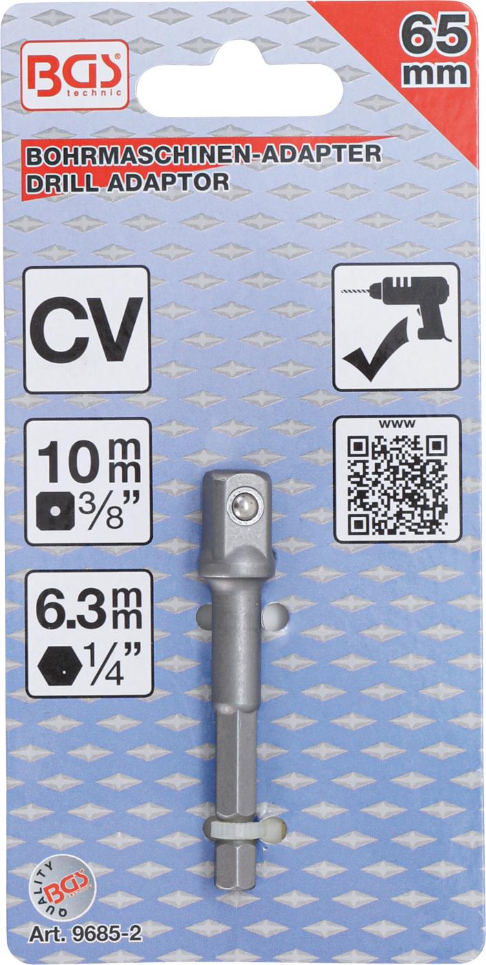 Adapteris | 6,3 mm (1/4") / 10 mm (3/8") (9685-2)