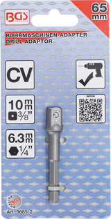 Adapteris | 6,3 mm (1/4") / 10 mm (3/8") (9685-2)