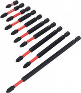 IMPACT BITS SET | 1/4" | PH2 | 10 PCS (YT-78073)