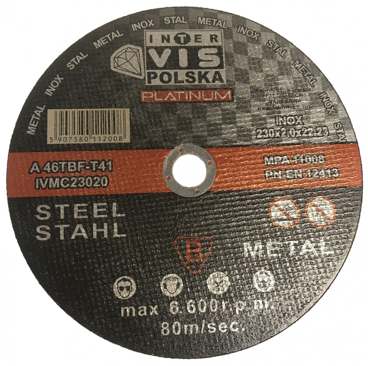 Диск отрезной по металлу | 230x2x22,23