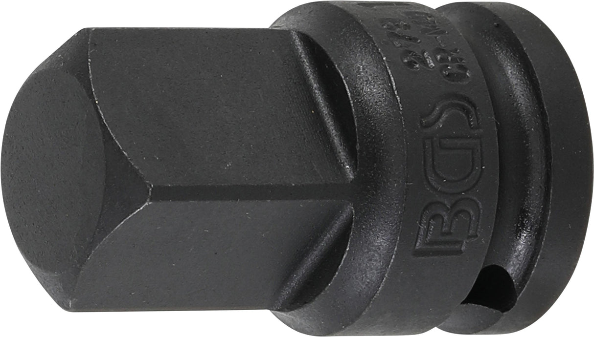 Ударный адаптер | внутренний квадрат 12,5 mm (1/2") - внешний квадрат 20 mm (3/4")