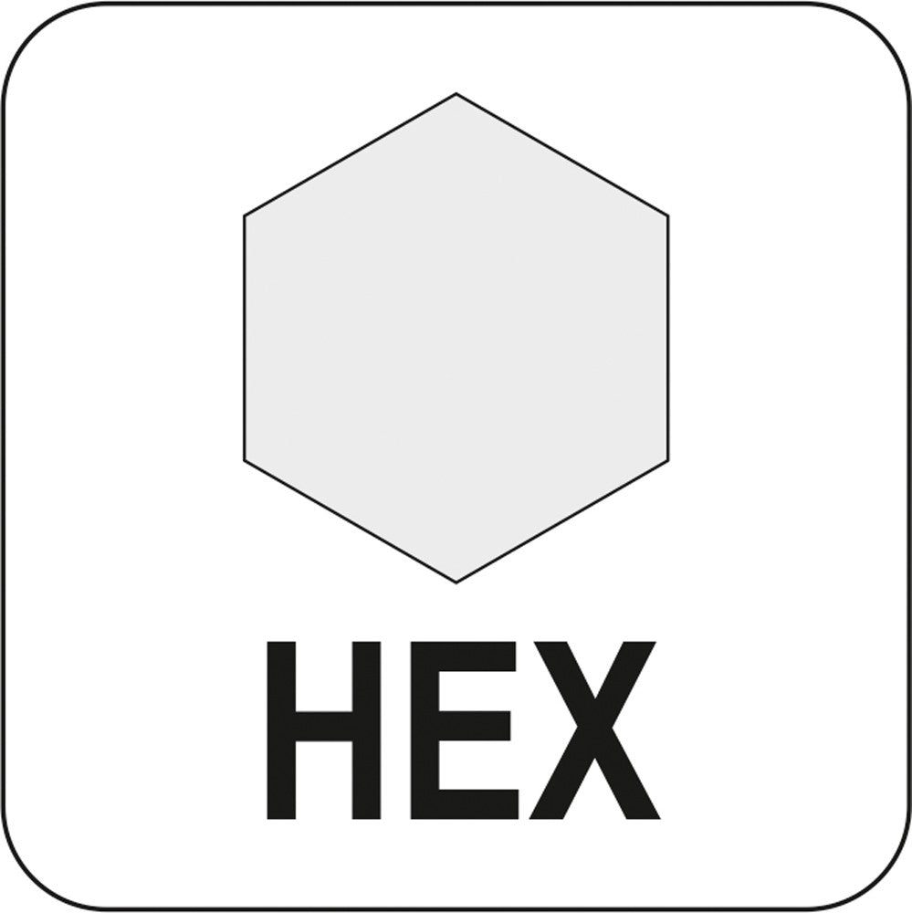 L tipo atsuktuvas HEX su rankena 6 mm (YT-05577)