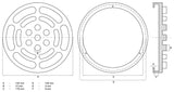 Резиновая подушка | для автоподъёмников | Ø 140 mm