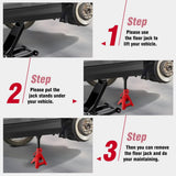 JACK STAND SET 3 T | WITH PADS | 300-420 MM | 2 PCS. (JS3T)
