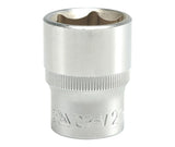 SOCKET 21MM 1/2" 6PT CV REGULAR (YT-1214)