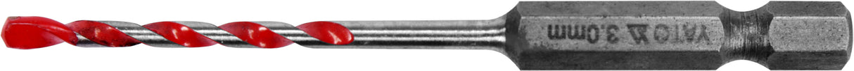 Grąžtas universalus su Hex 6.3 mm (1/4") galu | 3.0 mm (YT-44780)