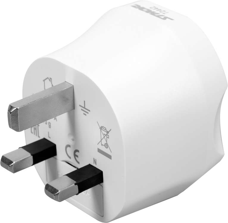 Kelionininis adapteris | euro rozetė / UK kištukas | Europa – UK (72442)