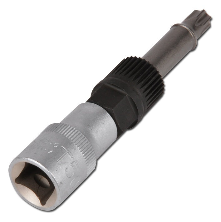 Antgalis generatoriaus diržo skremuliams  | 12,5 mm (1/2") | T-Star (Torx) T50 | 2 vnt. (4240)