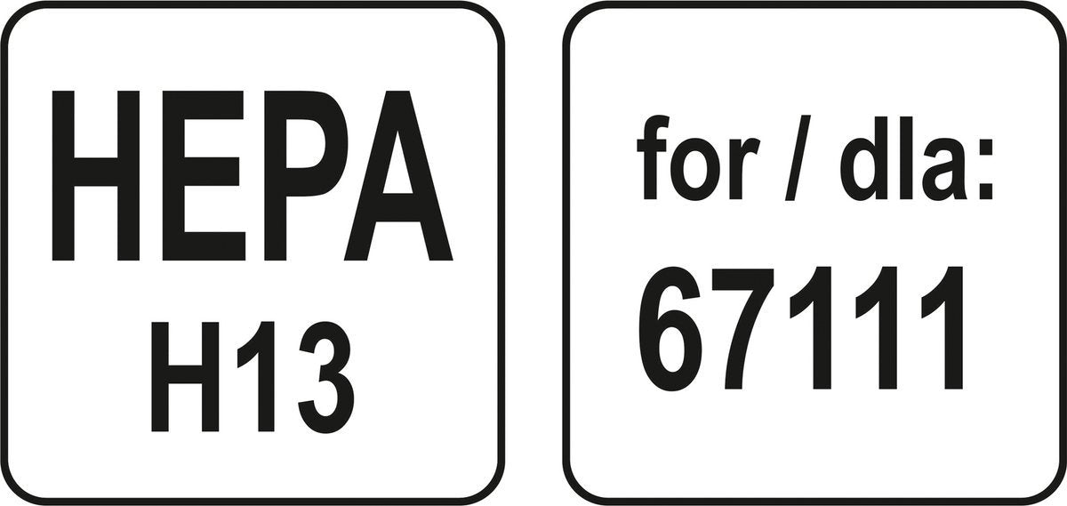 Filtras HEPA dulkių siurbliui 67111 (67116)