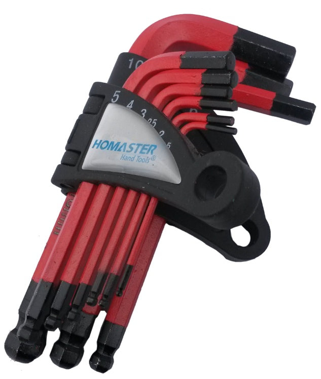 Набор шестигранных ключей 1.5-10mm Cr-V, 9 шт.