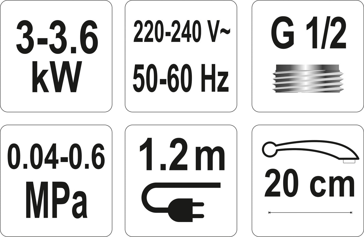 Elektrinis vandens šildytuvas / maišytuvas | 3000W | STROKKUR-3 (75932)