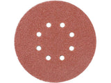 Šlifavimo popierius {velcro) | 8 skylės | 150 mm / P40 | 50 vnt. (YT-834591)