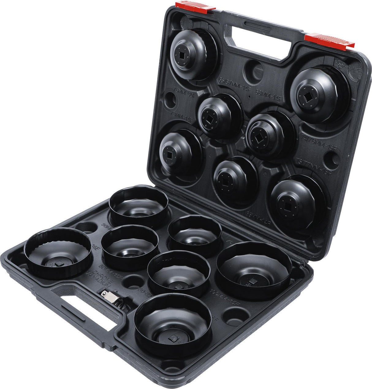 Lėkštelių rinkinys tepalo filtrui | 10 mm (3/8") | 14 vnt. (91036)