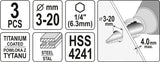 3PCS STEP DRILLS (YT-44731)