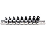 Antgalių rinkinys | 6.3 mm (1/4") | T-Star 5-kampiai (Torx) | 9 vnt. (2355)
