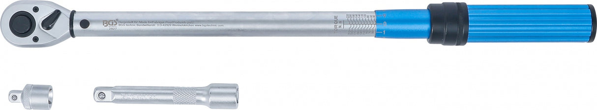 Dinamometrinis raktas  + adapteris + ilgintuvas | 12.5 mm (1/2") | 40 - 220 Nm | 3 vnt. (2837)