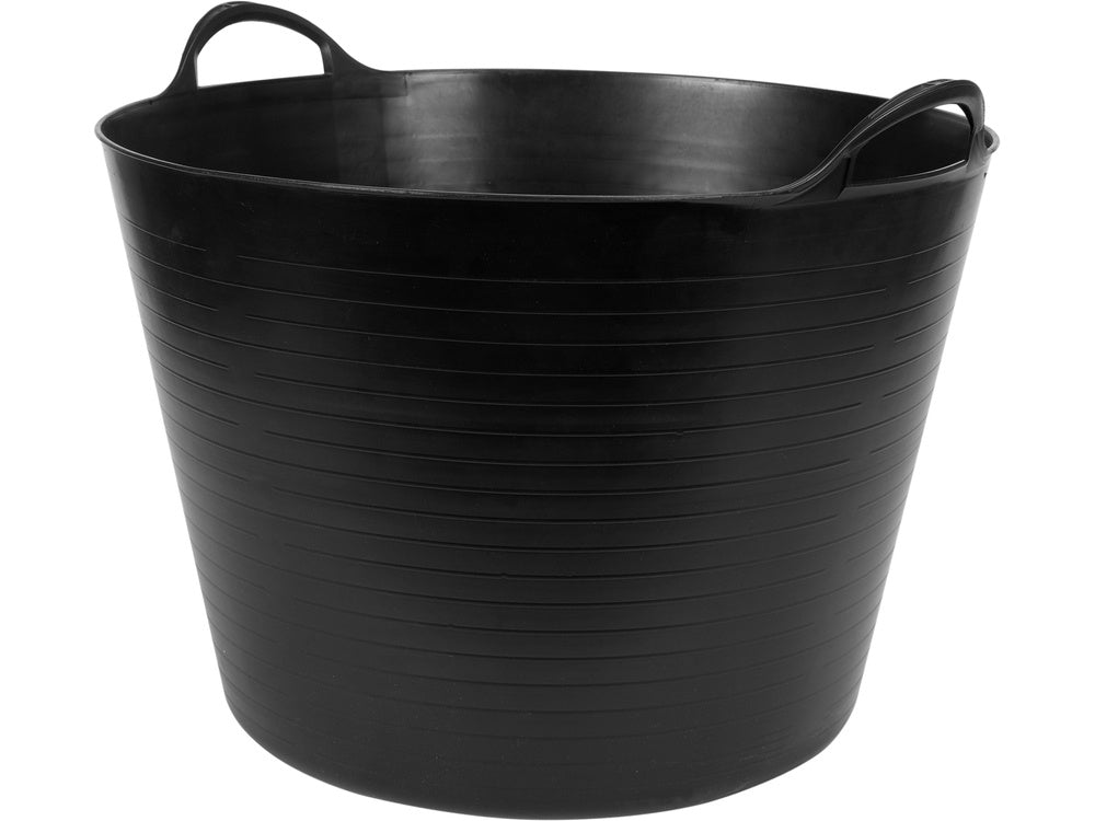Elastinis plastikinis indas / tara | juodas | 42 l (35581)